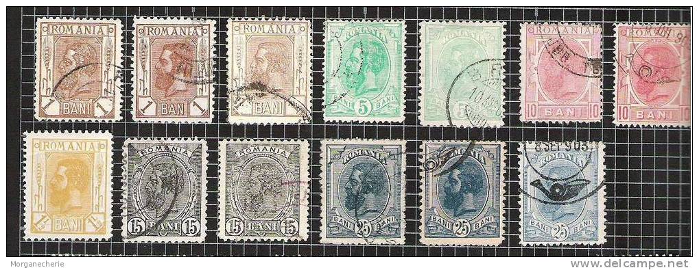 ROMANIA, 1900 LOT @ - Used Stamps