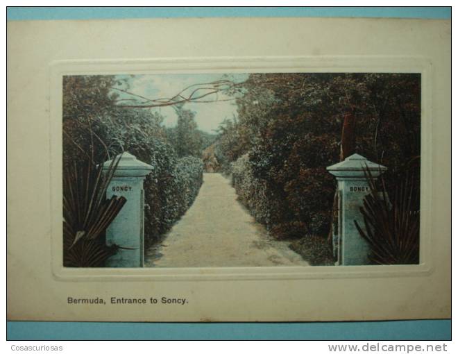 9887  BERMUDA    ENTRANCE TO SONCY    AÑOS / YEARS / ANNI  1900 - Other & Unclassified