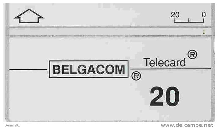 Belgique - 20 Unitées - 1992 Blanche - N° 22 - 343 G - Zonder Chip