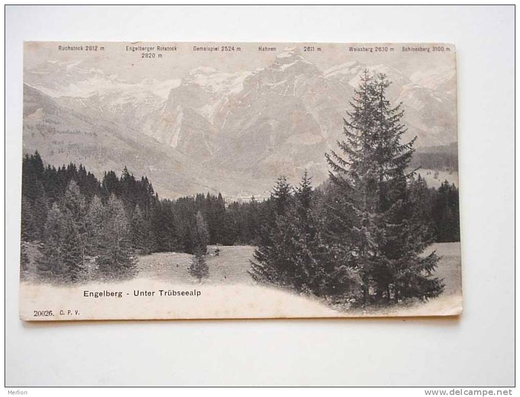 Engelberg - OW-CH -Suisse   Cca 1905-   VF    D31149 - Engelberg