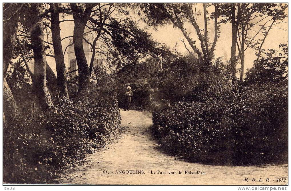 ANGOULINS - Le Parc Vers Le Belvédère - Angoulins