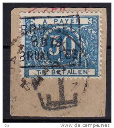 Tx 15A  Surch. Et Obl  Bxl - Timbres