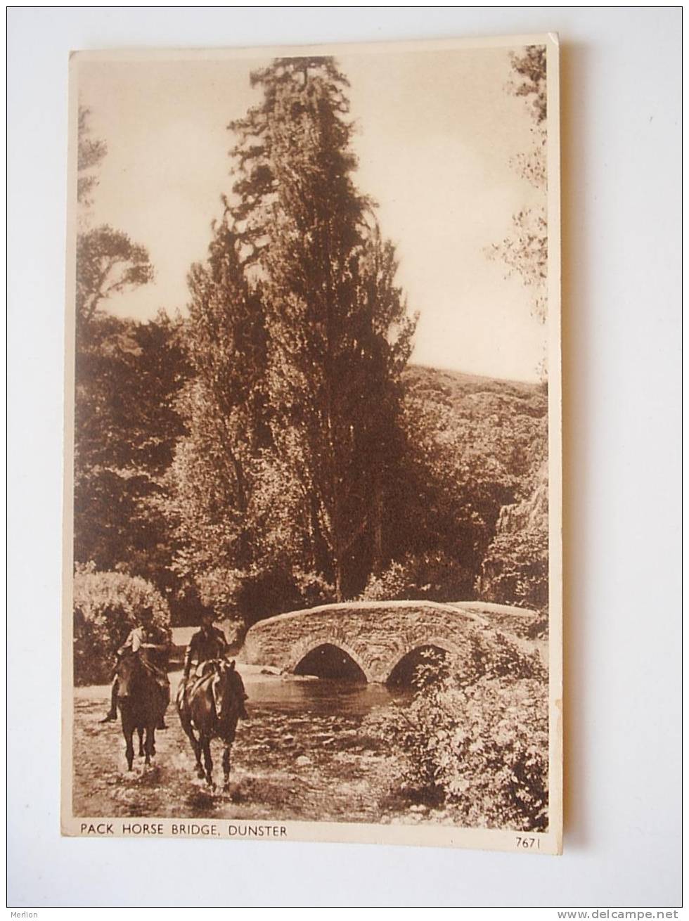 Somerset - Pack Horse Bridge, Dunster  Cca 1920-30´s  VF  D31365 - Sonstige & Ohne Zuordnung