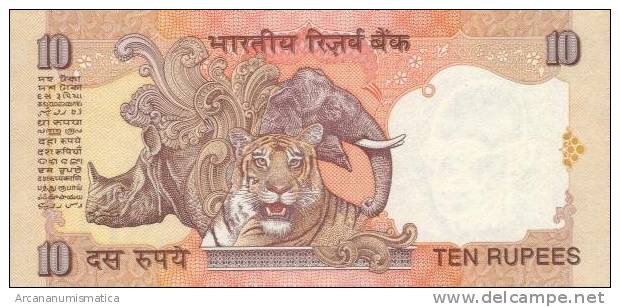 INDIA  10  RUPIAS  2.007 KM#¿89?  PLANCHA/UNC/SC   DL-6344 - Indien