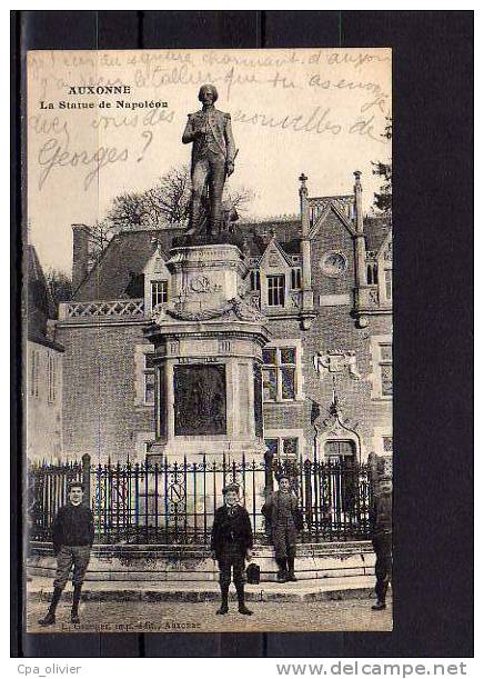 21 AUXONNE Statue De Napoléon, Animée, Ed Granger, 1918 - Auxonne