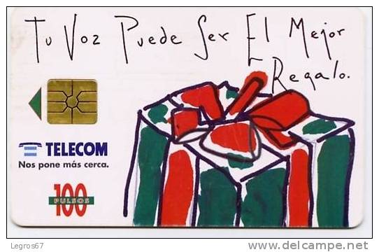 TELECARTE TELECOM ARGENTINA 100 PULSOS REGALO 12/95 - Argentinien