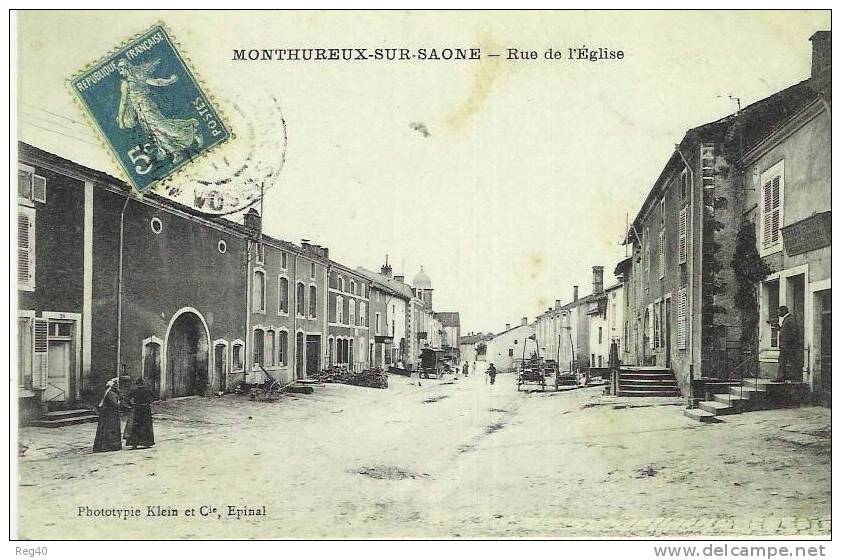 D88 - MONTHUREUX SUR SAONE  -  Rue De L'Eglise - Monthureux Sur Saone