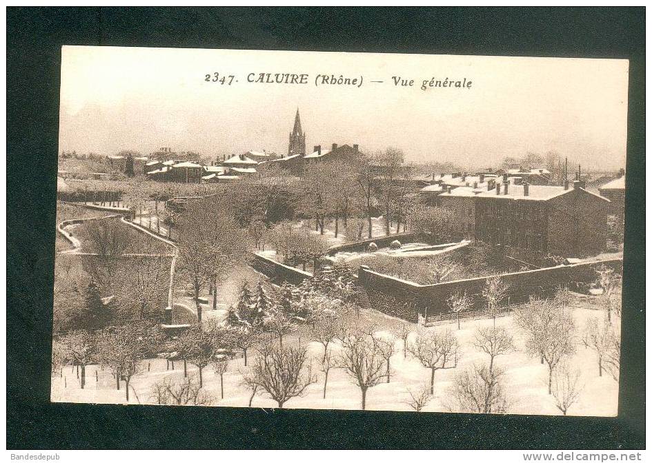 Caluire (69) - Vue Générale ( Hiver Neige X. Goutagny  2347) - Caluire Et Cuire