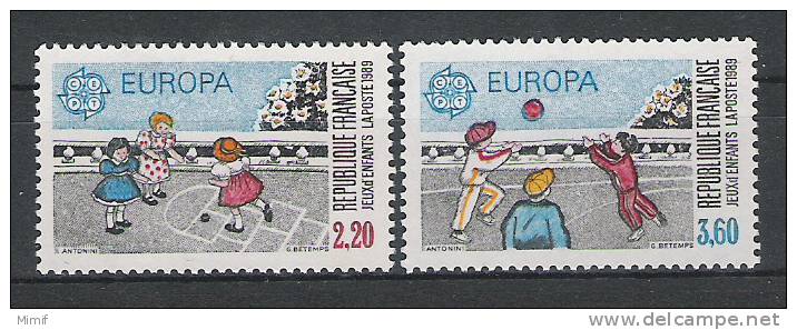 Europa  France  1989  Neufs**  - YT 2584 Et 2585  -  Parfait état - 1989