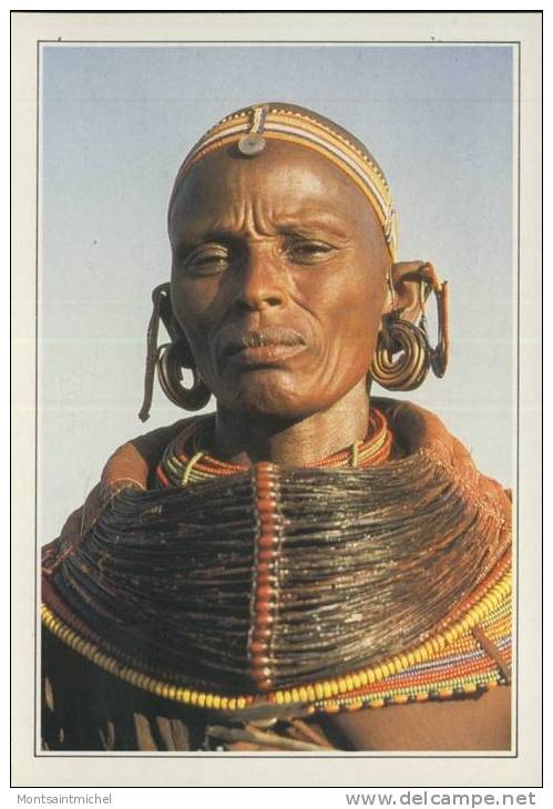 Kenya. Femme Samburu. - Kenya