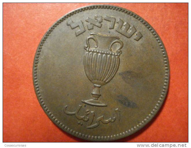 780  ISRAEL  10 PRUTAH      AÑO / YEAR  1949    MBC+++/VF+++ - Israel