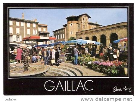 Z018 - CPM De GAILLAC, Jour De Marché. - Gaillac