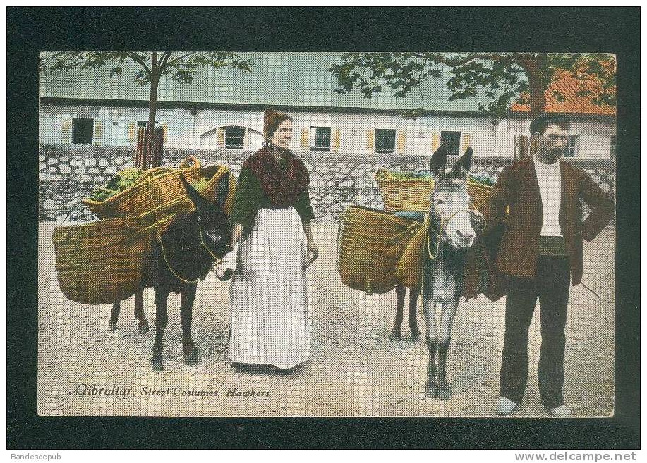 Gibraltar - Street Costumes - Hawkers ( Ane Colporteur  MILLAR & LANG ) - Gibraltar