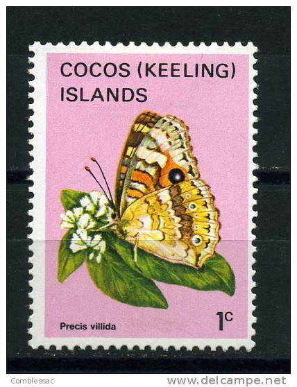 COCOS (KEELING) ISLANDS      1982    1c  Precis  Villida - Isole Cocos (Keeling)