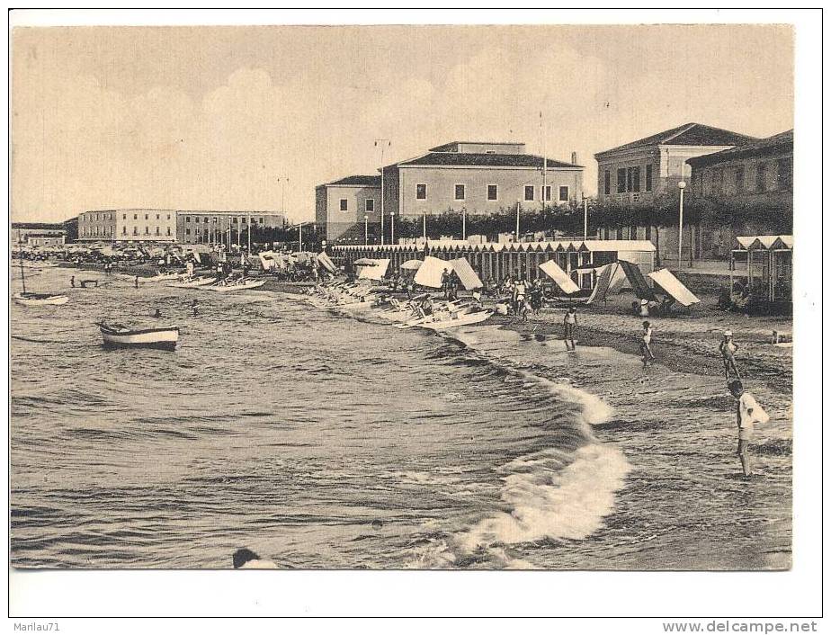 Marche FANO Spiaggia Nuova Formato Grande Anni '50 - Fano