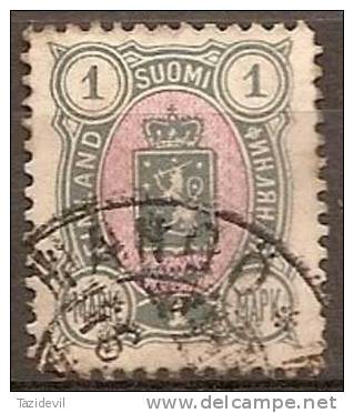 FINLAND - 1885 1m Coat Of Arms. Scott 35. Used - Gebraucht