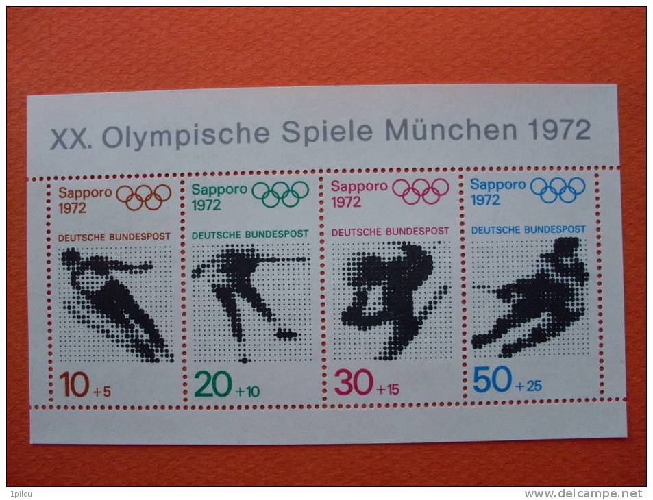 ALLEMAGNE FEDERALE. J.O. DE SAPPORO. - Winter 1972: Sapporo