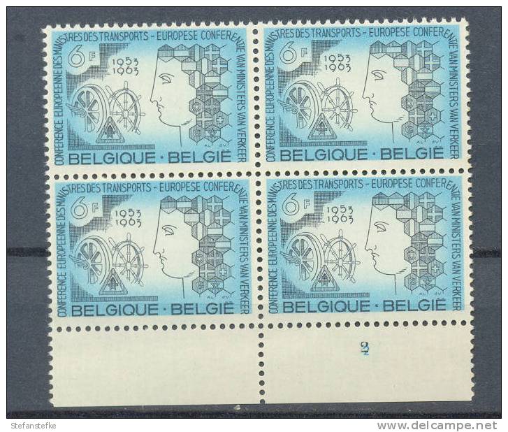 Belgie Ocb Nr :  1253 **    (zie Scan) Plaatnummer 2 - 1961-1970