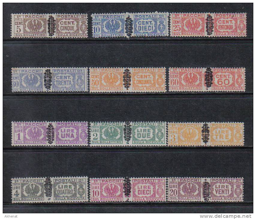 AV18A - LUOGOTENENZA , Pacchi Postali La Serie N. 48/59 Gomma Integra *** - Paketmarken