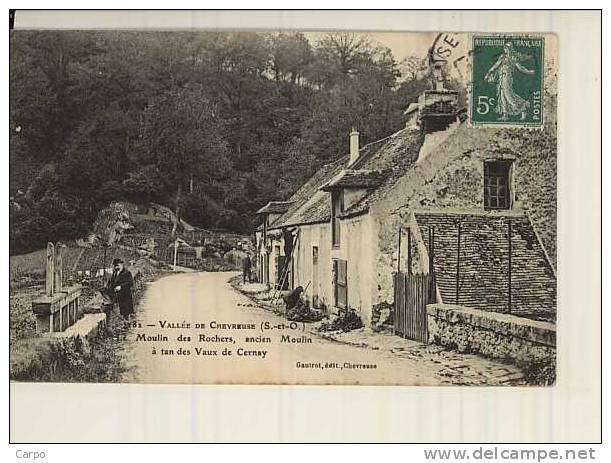 Vallée De Chevreuse - Le Moulin Des Rochers, Ancien Moulin à Tan Des VAUX De CERNAY. - Vaux De Cernay