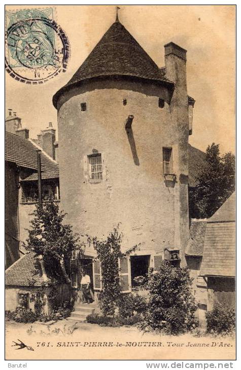 SAINT PIERRE LE MOUTIER - Tour Jeanne D´Arc - Saint Pierre Le Moutier