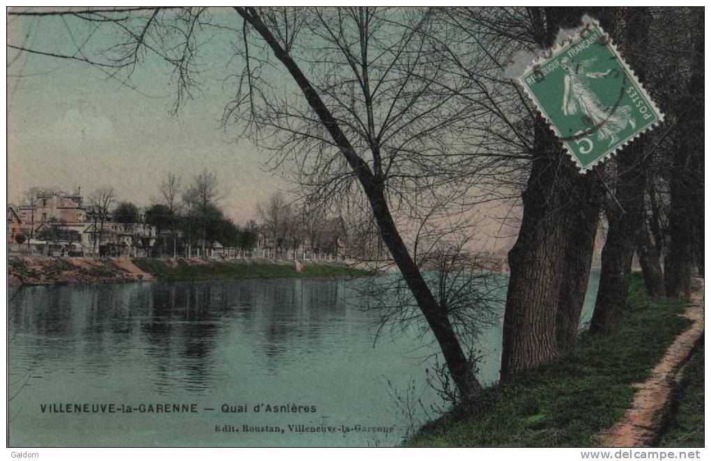 VILLENEUVE LA GARENNE - Quai D'Asnières - Villeneuve La Garenne