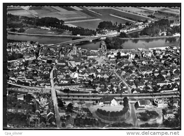 89 PONT SUR YONNE Vue Générale Aérienne, Gare, Ed CIM 4765, CPSM 10x15, 196?, Postée 1990 - Pont Sur Yonne