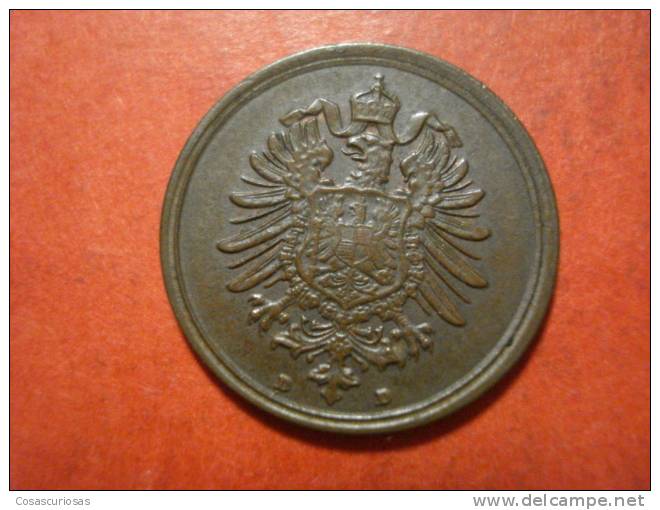 1414 GERMANY ALEMANIA  1 PFENNIG    AÑO / YEAR  1889 D  XF+ - 1 Pfennig