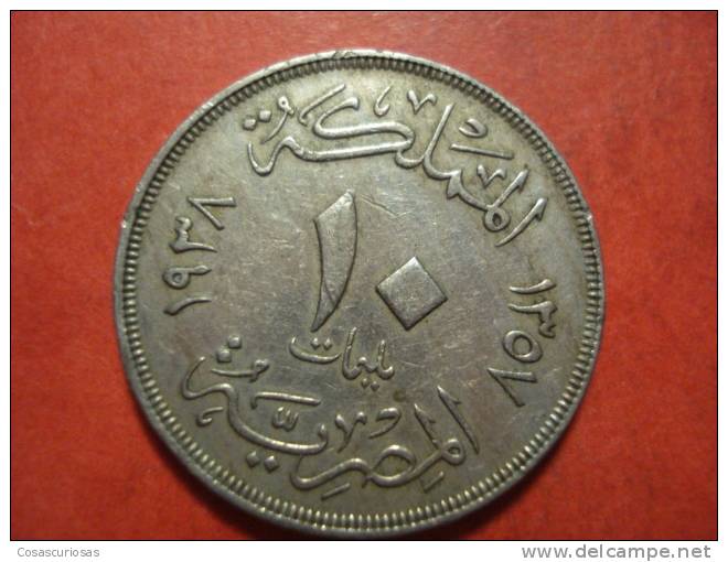 1452    EGYPT EGYPTE EGIPTO 10 MILLIEME      AÑO / YEAR  1941  XF- - Egypte
