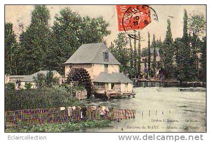 MOULIN A EAU  ..Sur La Sarthe - Wassermühlen