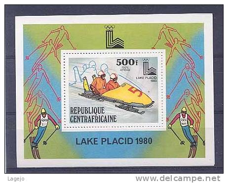 CENTRAFRIQUE BF037 A Jeux Olympiques Lake Placid - Winter 1980: Lake Placid