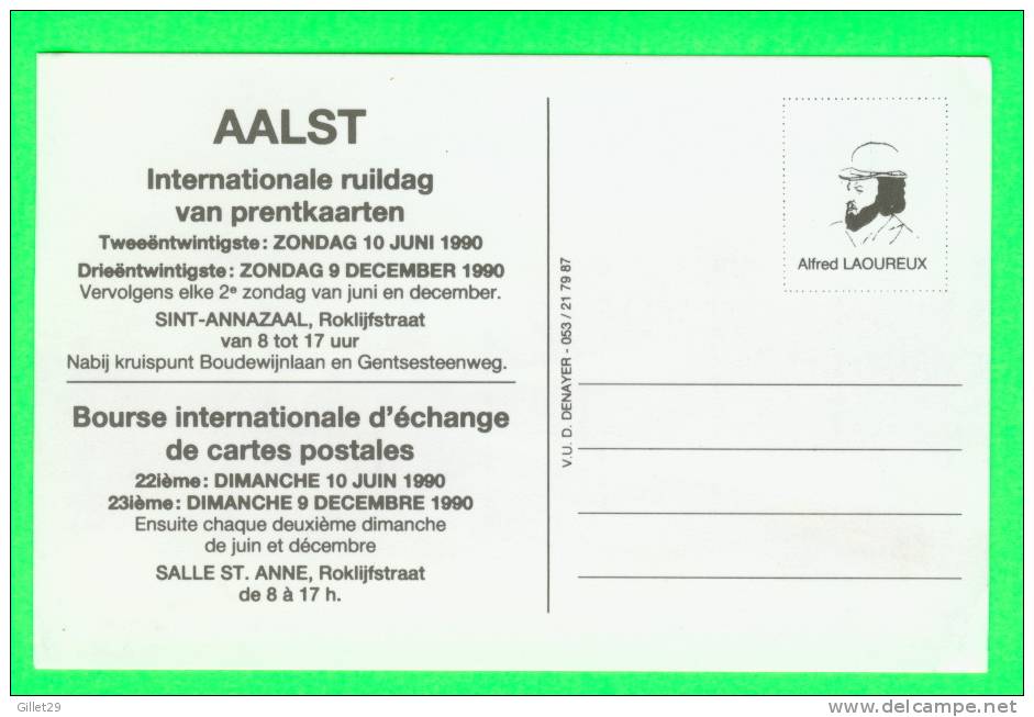 AALST - BOURSE INTERNATIONAL D´ÉCHANGE CP,1990 - RUILDAG VAN PRENTKAARTEN - - Aalst