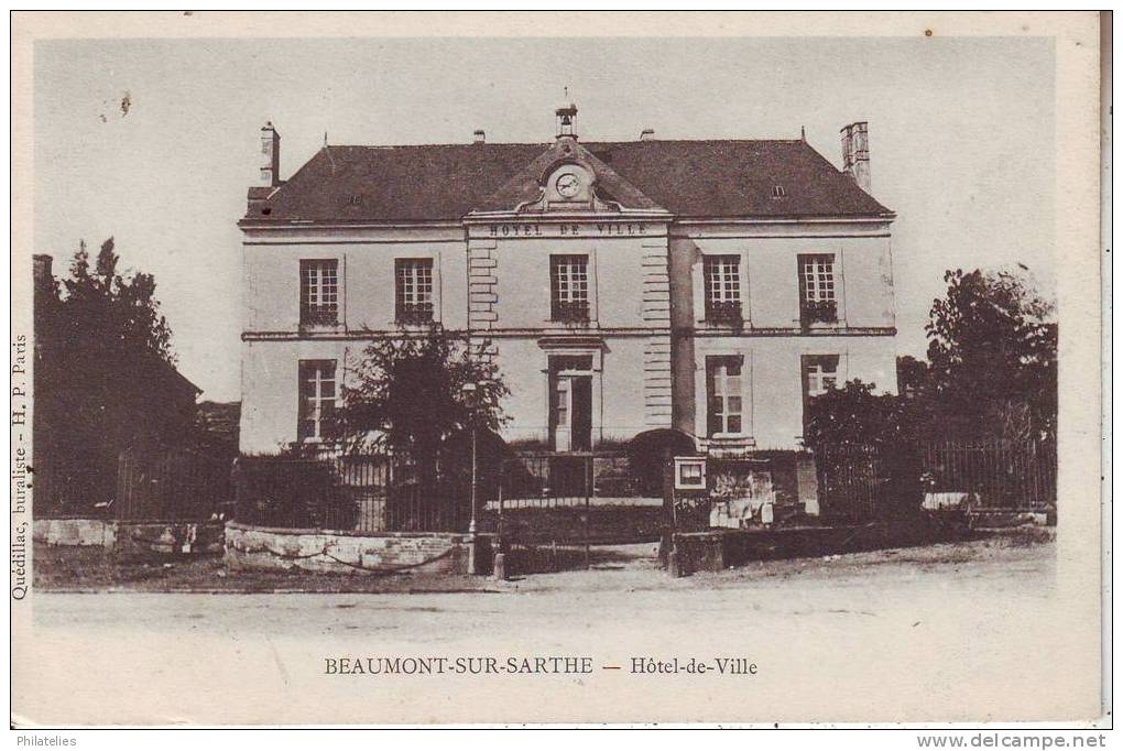 BEAUMONT  LA MAIRIE 1900 - Beaumont Sur Sarthe