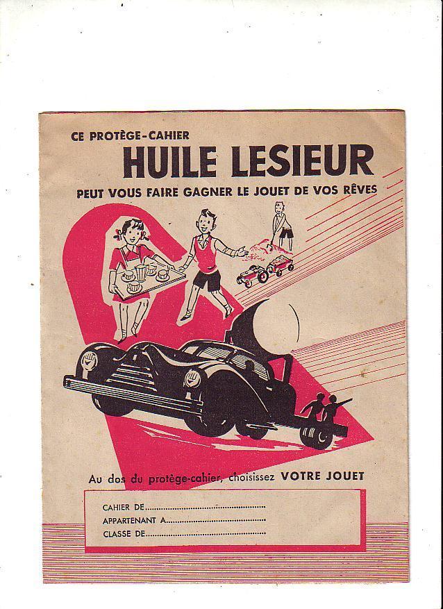 Protege Cahier Huile LESIEUR Jouets Voiture Tracteur Dinette Poupee Berceau Garage Jouets De Rêves - Omslagen Van Boeken