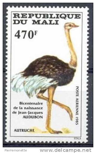 Mali 1985, Aubudon-Autruche, N** - Avestruces