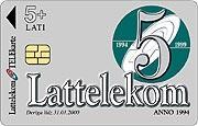 LATVIA-ROSE "Lattelekom 5th Anniversary" - Lettonia