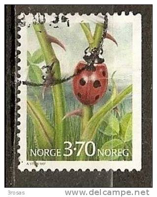 Norvege Norway 1997 Abeille Bee And Ladybird Obl - Gebruikt