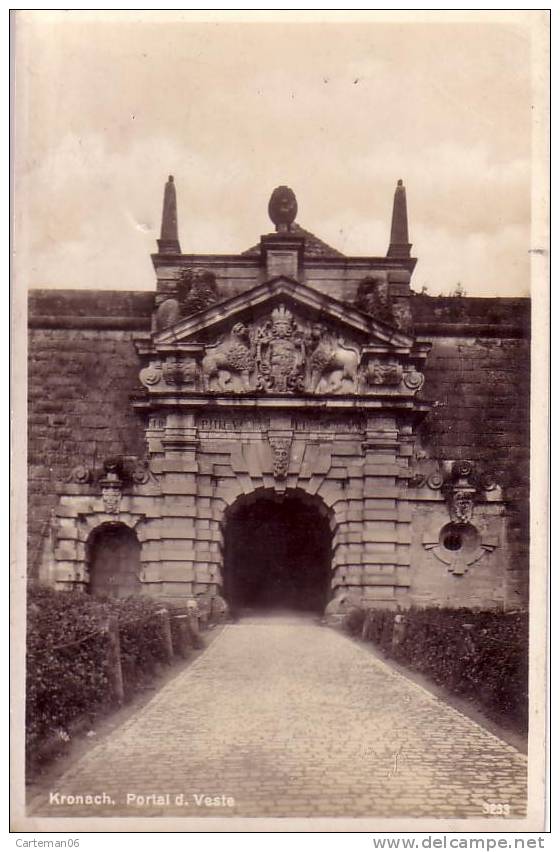 Allemagne - Kronach - Portal D. Veste - Kronach