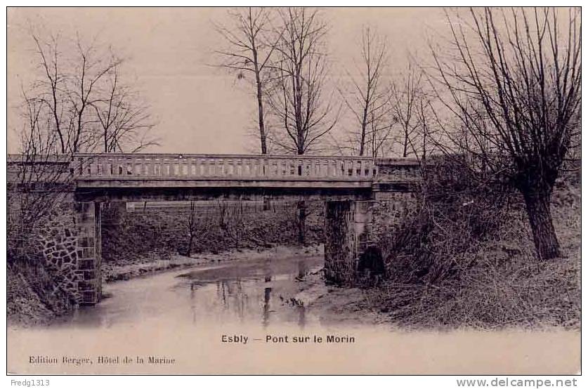 Esbly - Pont Sur Le Morin - Esbly