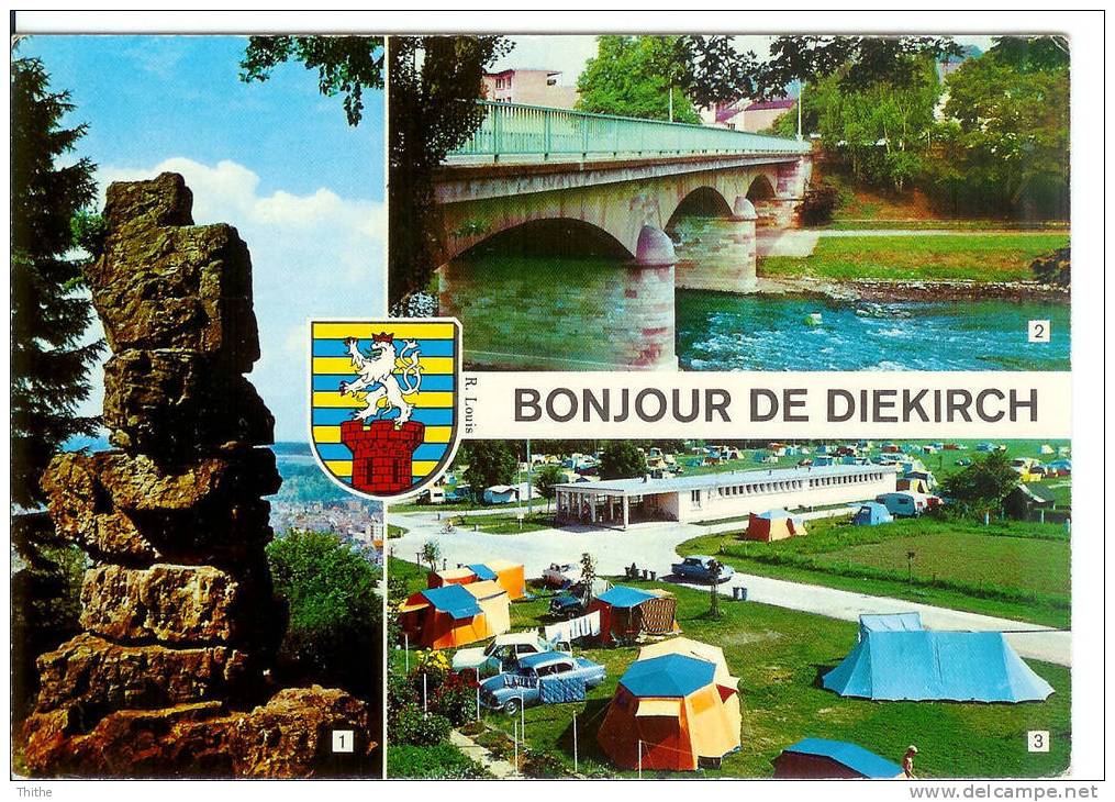 DIEKIRCH Deiwelselter - Pont Sur La Sûre - Camping Officiel - Blason - Diekirch