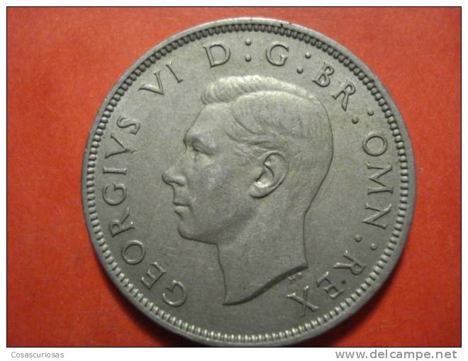 2092   UNITED KINGDOM UK GRAN BRETAÑA   TWO SHILLINGS   AÑO / YEAR  1950  EF - J. 1 Florin / 2 Schillings