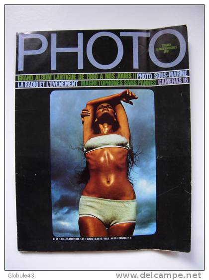 PHOTO N° 11 JUILLET 1968  86 Pages  J.H. LARTIGUE De 1900 à Nos Jours PIN UP En  Couverture - Fotografia