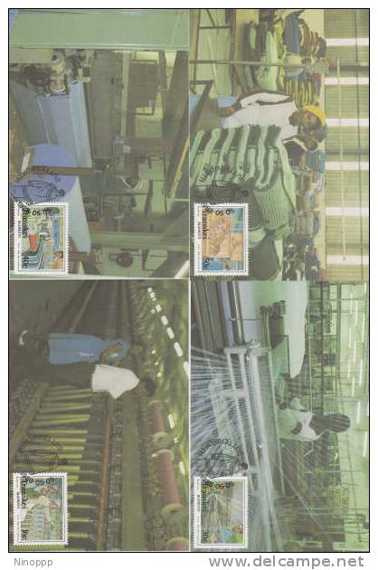 Transkei-1988 Blanket Factory   Maximum Cards - Textile