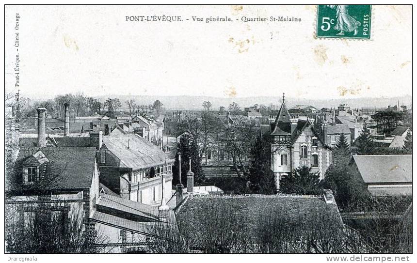 Pont-l'évêque - Vue Générale Quartier St-Melaine - Pont-l'Evèque