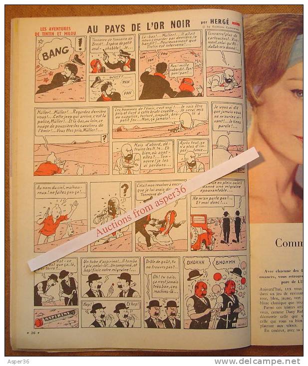 Magazine "L'Echo De La Mode" Avec 1 Page De Tintin 1959 Kuifje - Tintin