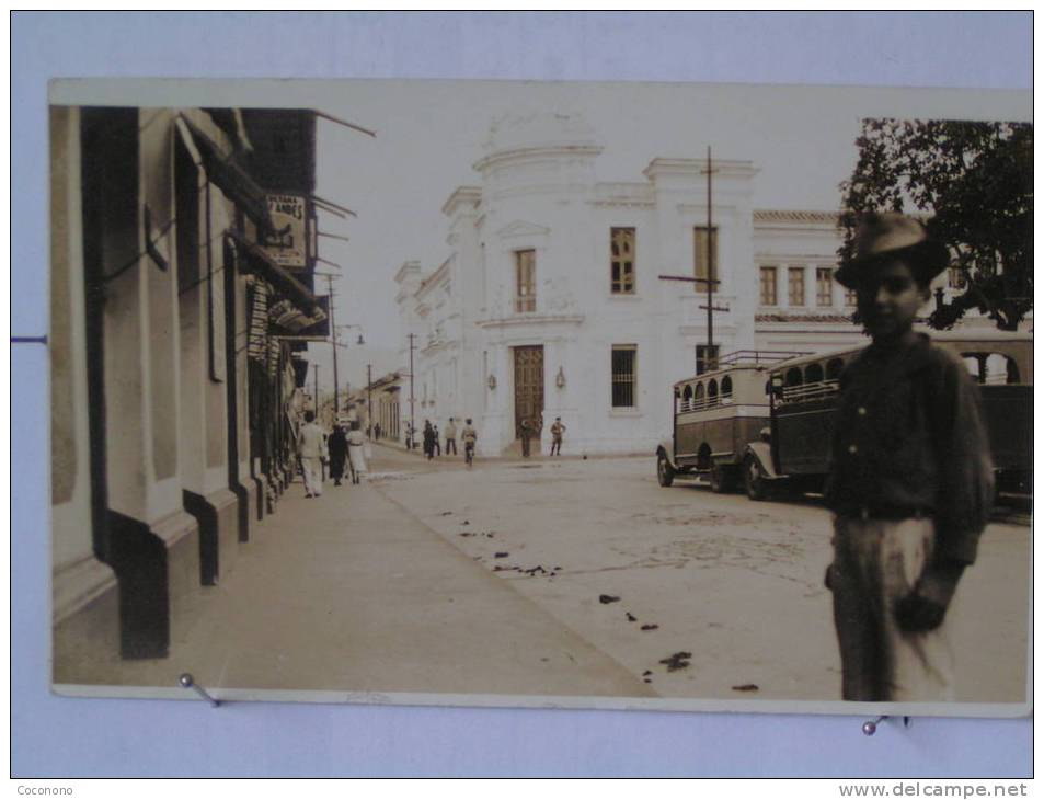 San Cristobal - Edificio Del "Salon De Lectura" Y Calle Del Comercio - Venezuela