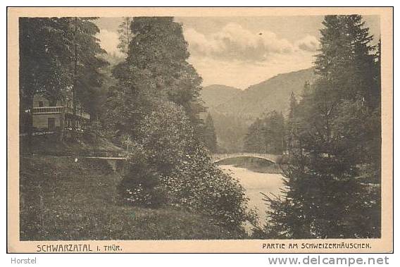 D-07429 Sitzendorf/Schwarzburg -Schwarzatal - Partie Am Schweizerhäuschen - Rudolstadt