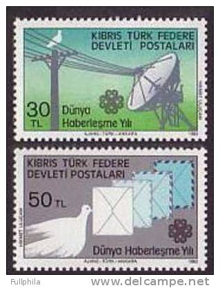 1983 NORTH CYPRUS WORLD COMMUNICATION YEAR MNH ** - Neufs