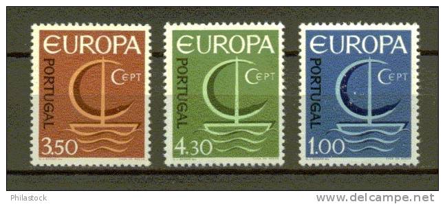 EUROPA PORTUGAL N° 993 à 995 ** - 1966