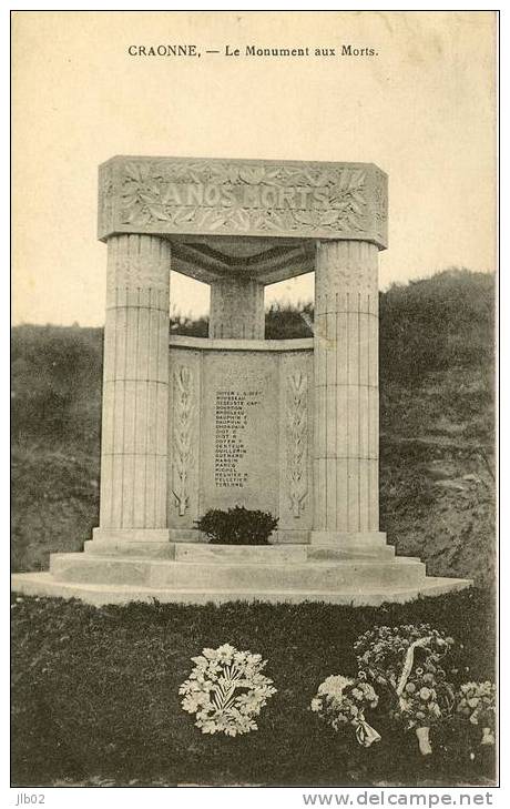 Craonne - Le Monument Aux Morts - Craonne